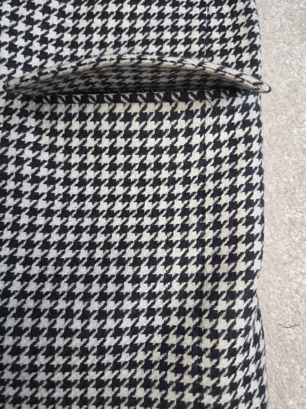 Men's Houndstooth Blazer in Black & White 39Regular - Picture 9 of 9